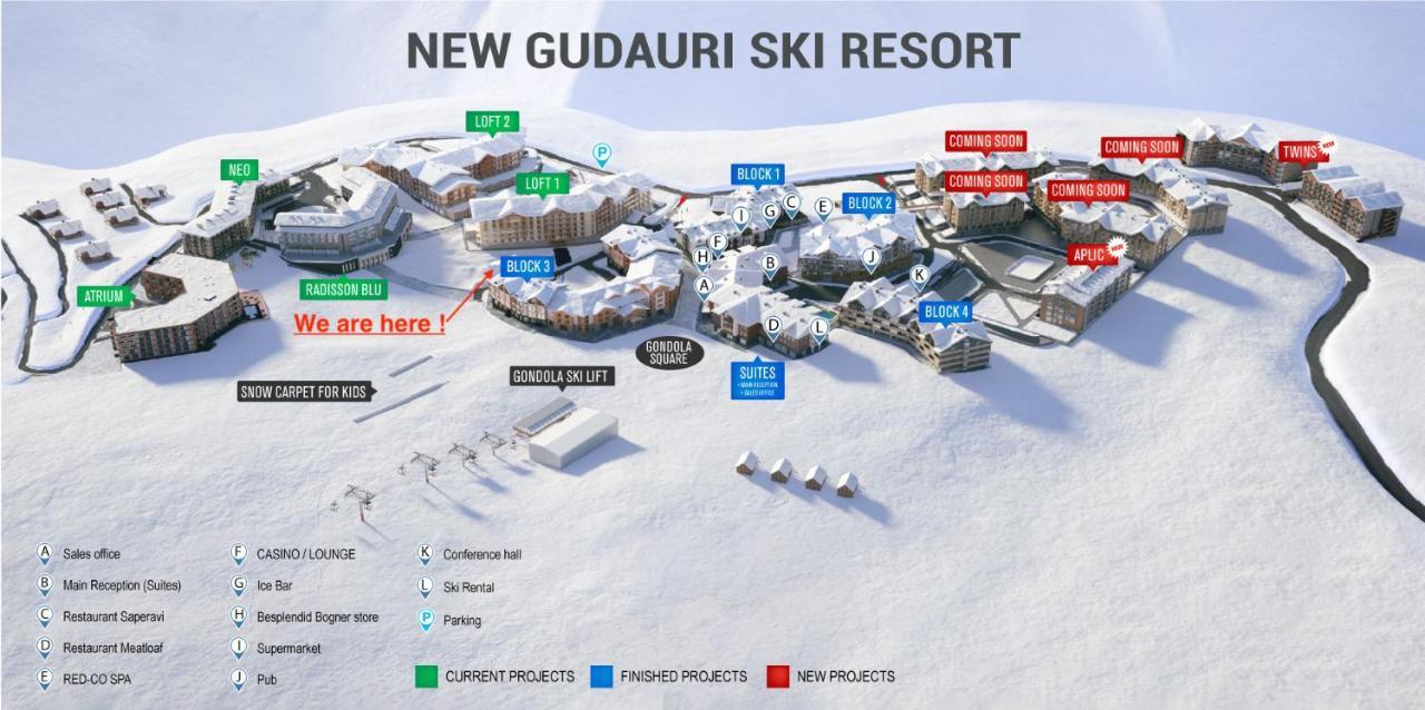Duplex Apartment In New Gudauri Near Gondola Exterior foto